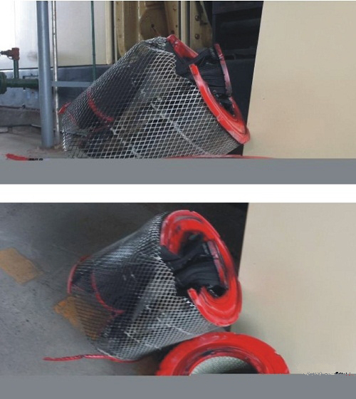 破坏的空压机过滤器