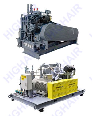 高压氛围紧缩机 10-40MPa HG (1-10M3/min)